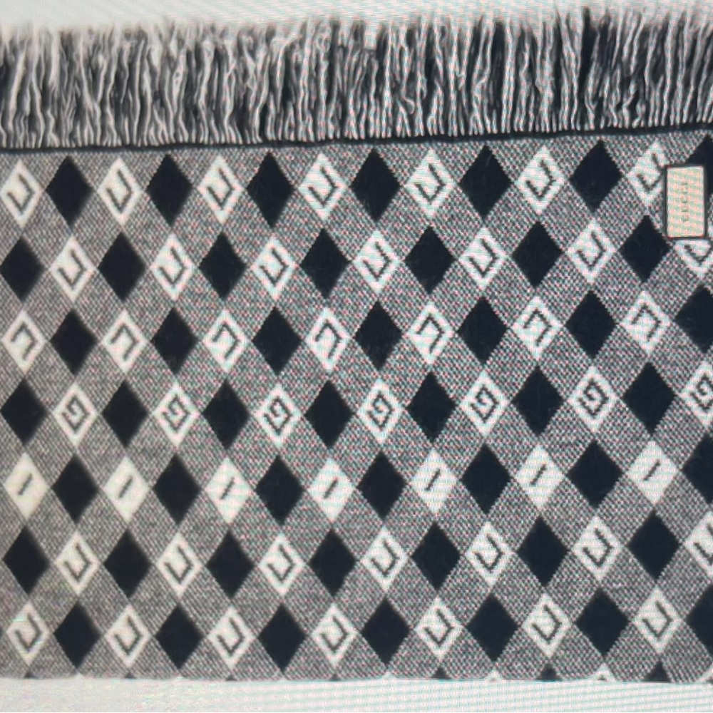 New authentic gucci check mohair blanket